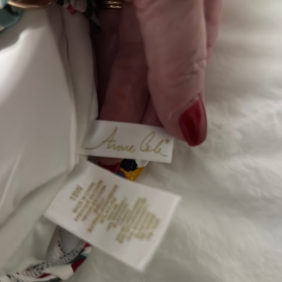 Anne Cole Colorful Paisley Print Bikini Top 18W NWOT - Picture 4 of 4